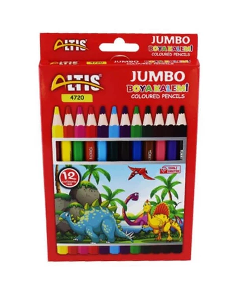 Altis Jumbo Kuru Boya Kalemi 12li ürün görseli