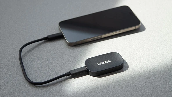 KIOXIA EXCERİA PLUS G2 LXD20K001TG8 1TB 1050/1000MB/s USB 3.2 GEN2 TYPE-C TAŞINABİLİR SSD DİSK - 3