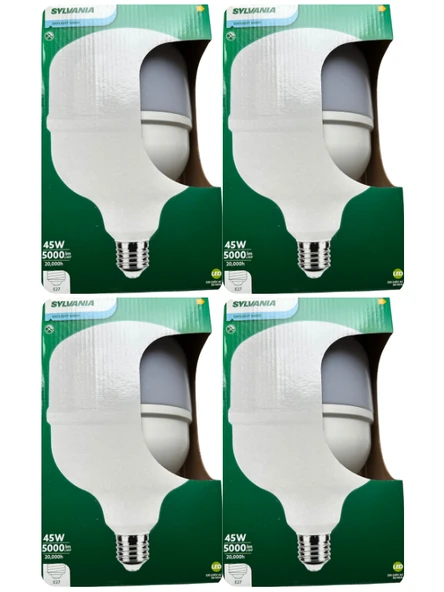 (4 Adet) Sylvania 45W 6500K (Beyaz Işık) E27 Duylu (Kalın Duy) Torch Led Ampul ürün görseli 1