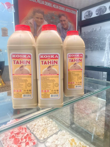 KOSKA BİDON TAHİN 1 KG KOLİ 12 ADET