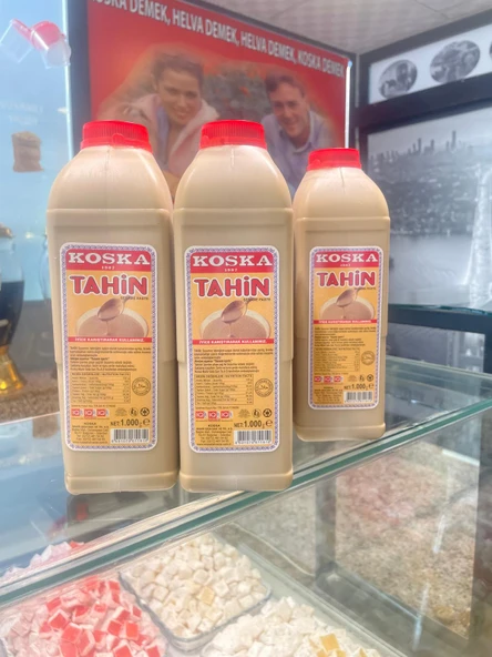 KOSKA BİDON TAHİN 1 KG 1 ADET - Resim 4