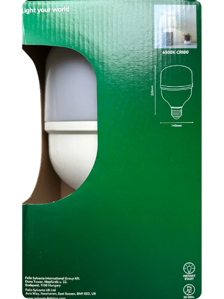 (6 Adet) Sylvania 45W 6500K (Beyaz Işık) E27 Duylu (Kalın Duy) Torch Led Ampul - 4