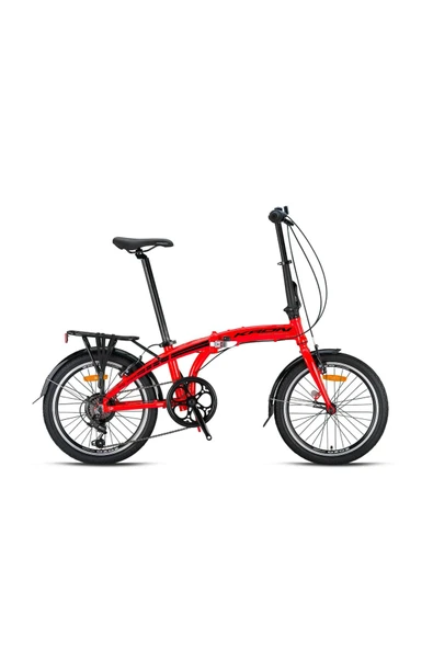 Fd 750 20 Jant Mtb - 7 Vites - V.b. - Kırmızı-siyah (çelik Bagaj/pvc Çamurluk)