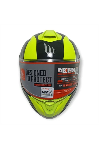 Targo Pro Sound A3 Gloss Fluor Yellow - 2