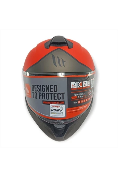 Targo Pro Rigel A5 Full Face Motorsiklet Kaskı - 2