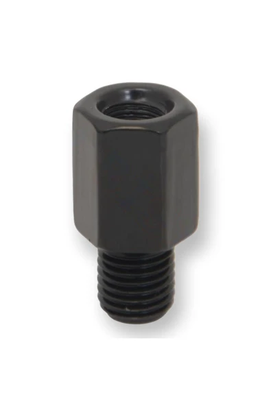 AYNA ADAPTÖRÜ ADET ÜST 8mm DÜZ DİŞ - ALT 8mm TERS DİŞ SİYAH