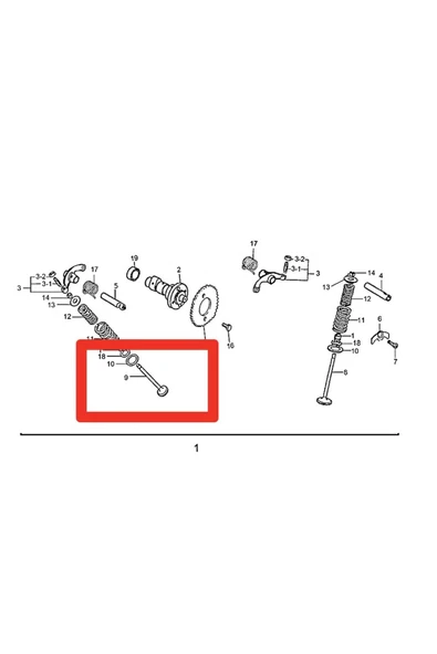 ÇELİKMOTO HAOJUE DA135S EGZOZ VALFI #12912H3E000H000