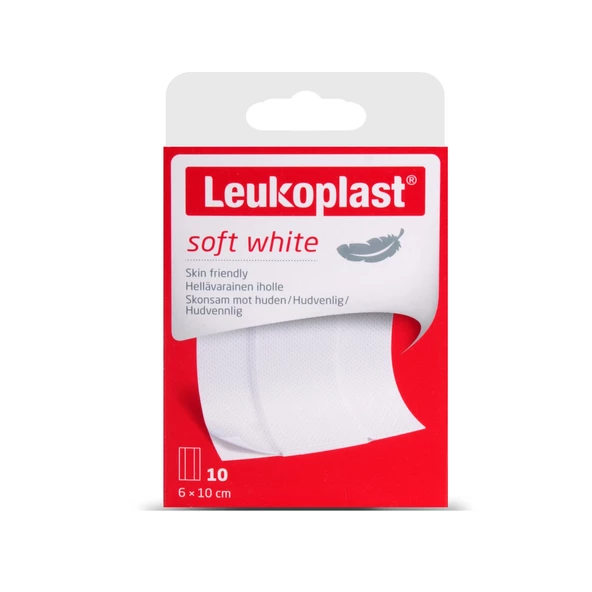 Leukoplast Soft White 6x10 cm 10 Adet Yara Bandı - 2