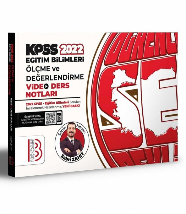 2022 Kpss Eğitim Bilimleri Ölçme ve Değerlendirme Video Ders Notları Benim Hocam Yayınları