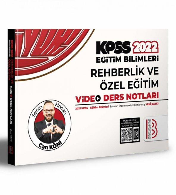 2022 Kpss Eğitim Bilimleri Rehberlik Video Ders Notları Benim Hocam Yayınları