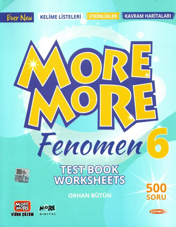 Kurmay ELT More and More 6. Sınıf Fenomen English Test Book Worksheets 2022