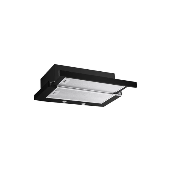 Luxell Siyah Aspiratörlü Set Üstü Ocaklı Takım (Ds6-905  Aspiratör + Lx-420f  Ocak) - 4