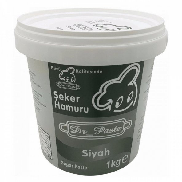 Dr Paste Siyah Şeker Hamuru 1 kg