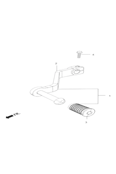 [HR-ORT F3631] VİTES PEDALI #HR-ORT F3631 ürün görseli 1