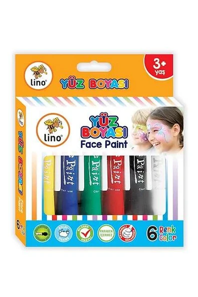 LINO YUZ BOYASI 6 IN 1 YIKANABILIR LN-902