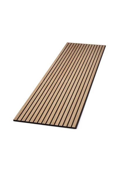 petels Miranda 60x245 Cm Ceviz Rengi Akustik Ahşap Duvar Paneli Silikon HEDİYE - 2