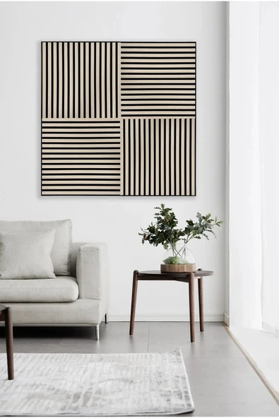 wood life 60x280 cm Akustik Ahşap Duvar Paneli - 2