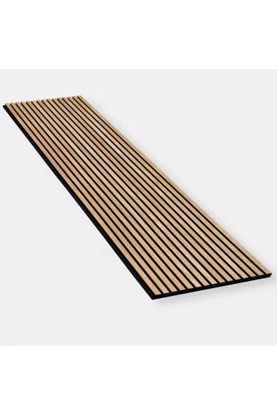 petels Miranda 60x245 Cm Ceviz Rengi Akustik Ahşap Duvar Paneli Silikon HEDİYE - 7
