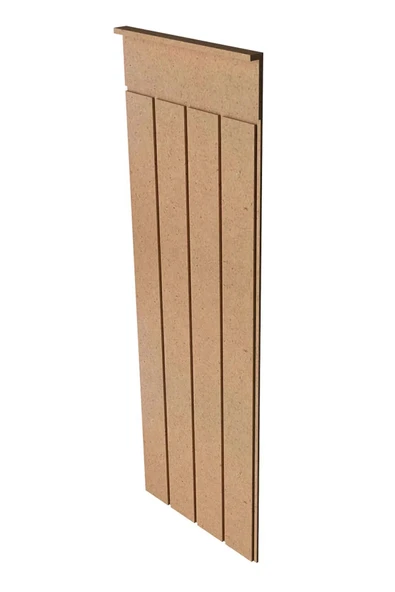 Decocraft Dekoratif Duvar Paneli ( 54 X 105 Cm ) Boyanabilir Ahşap 8 Mm Ham Mdf Duvar Paneli - 5