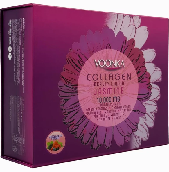 Voonka Collagen Beauty Liquid Orman Meyveli 30x50 Ml
