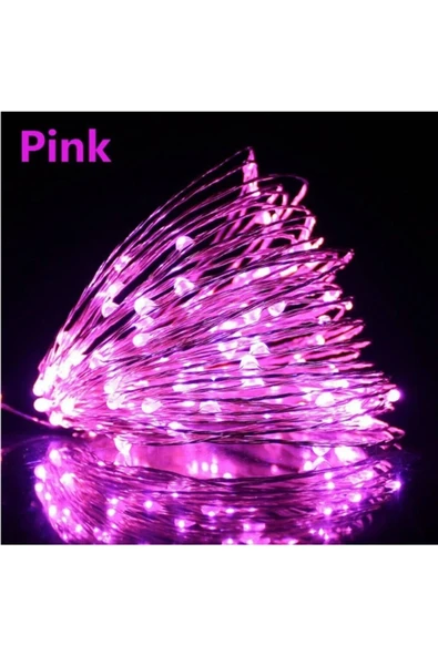 PEMBE PERİ LED PARTİ MALZEMELERİ EV DEKOR AKSESUAR DOĞUM GÜNÜ - 3