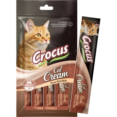 Crocus Yengeçli Krema Kedı Ödülü4X15G