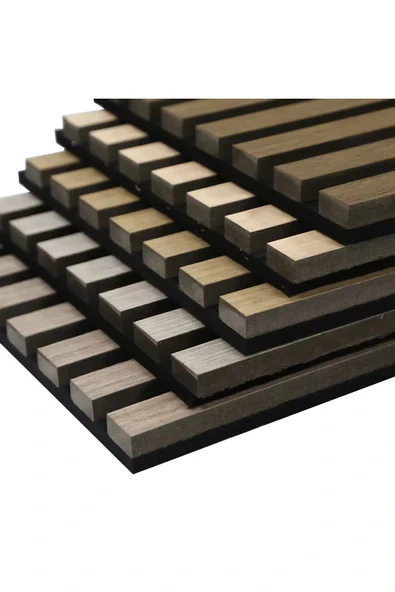 petels Safir 60x245 Cm Meşe Renk Akustik Ahşap Duvar Paneli - 6
