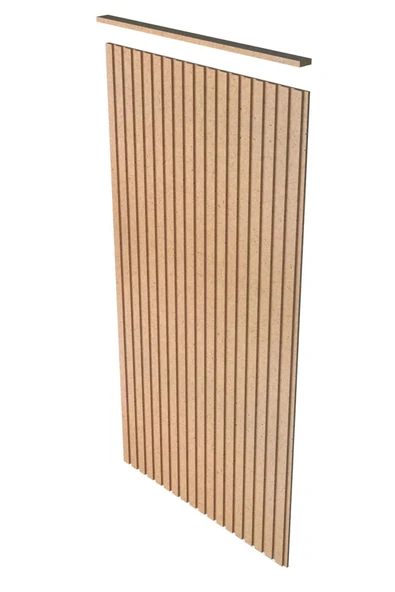 wood life Dekoratif Duvar Paneli 54 X 105 Cm Boyanabilir Ahşap 6 Mm Ham Mdf Duvar Paneli - 4