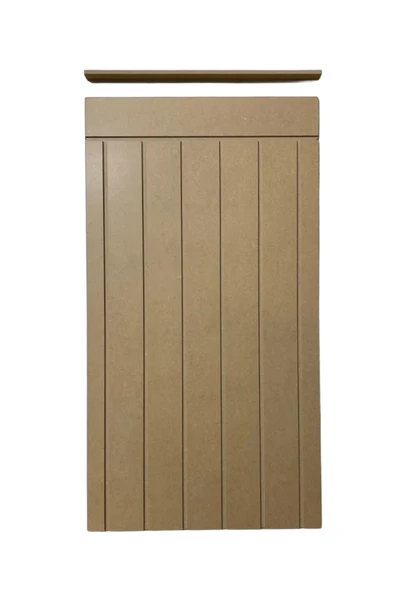 petels Dekoratif Duvar Paneli ( 54 X 105 Cm ) Boyanabilir Ahşap Ham Mdf Duvar Paneli - 2