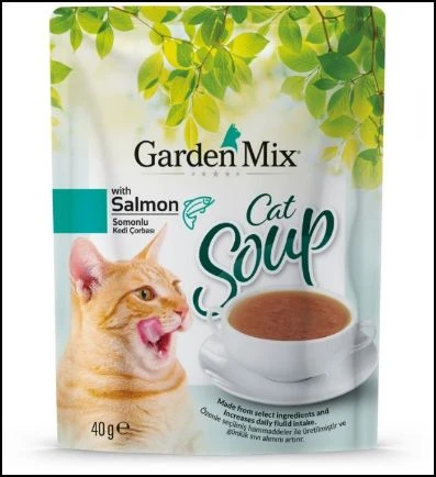 Garden Mix Somonlu Kedi Çorbası 40Gr