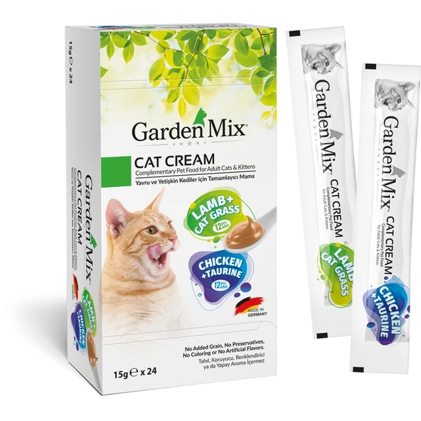 Garden Mix Kedi Kreması Xxl Tavuk+Kuzu 15X24Gr