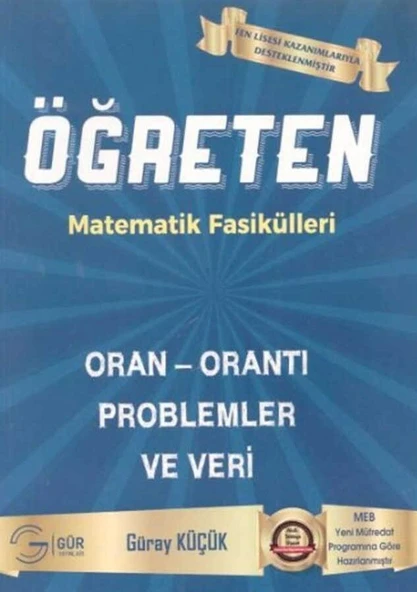 Gür Yayınları Öğreten Matematik Fasikülleri Oran Orantı Problemler ve Veri