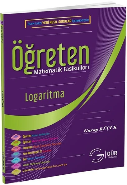 Gür Yayınları Öğreten Matematik Fasikülleri Logaritma