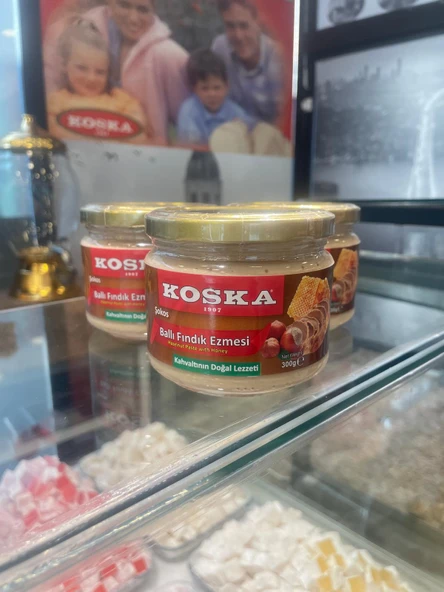 KOSKA BALLI FINDIK EZMESİ 300 GR KOLİ 12 ADET - 3