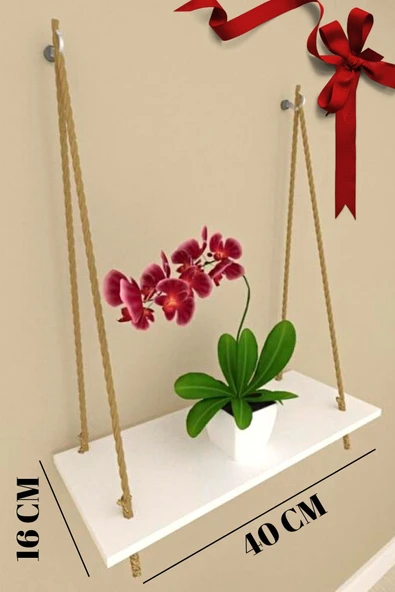 Green Home Desing Decoration Dekoratif Duvar Rafı Çerçeve Vazo Biblo Hediyelik Rafı - Resim 2