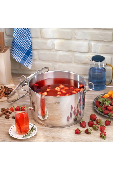 Schafer Held Çelik Derin Tencere 30 Cm-2 Parça-inox