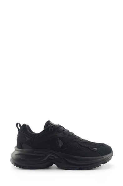 U.S. Polo Assn. AITOR 5FX 101938146 Erkek Spor Ayakkabı Siyah 40-45