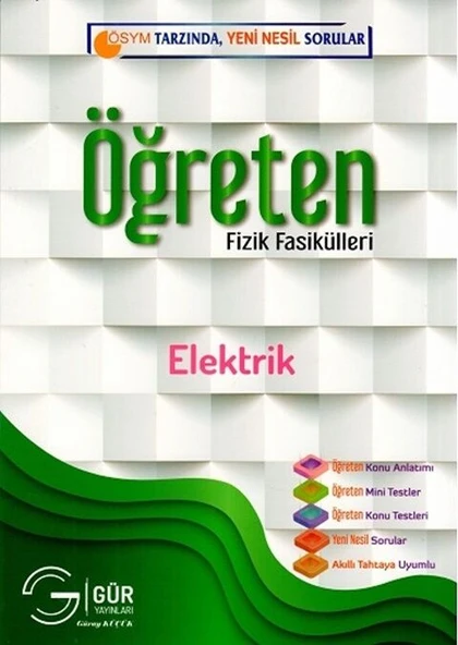 Gür Yayınları Öğreten Fizik Fasikülleri Elektrik