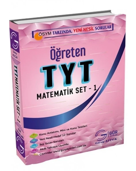 Gür Yayınları TYT Matematik Öğreten Set 1