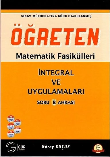 Gür Yayınları İntegral ve Uygulamaları Soru Bankası