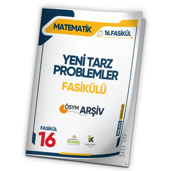 2025 DGS Matematik Yeni Tarz Problemler ÖSYM Çıkmış Soru Bankası Modüler Set Çözümlü 16.Fasikülü