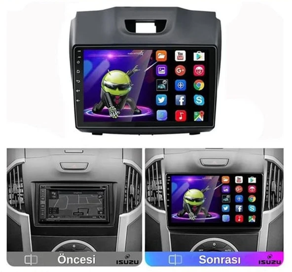 ISUZU D-MAX 2012/2019 9 İNÇ 6-128 - Resim 2