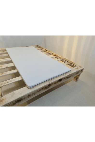 Space Yıkanabilir Kılıflı Yüksek Dns Gri Sünger Kanepe, Koltuk, Yatak Pedi & Şiltesi Topper 120x190