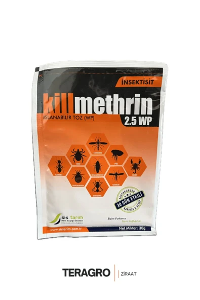 Killmethrin Toz Böcek Karınca Zehiri 2,5 Wp (30 G)