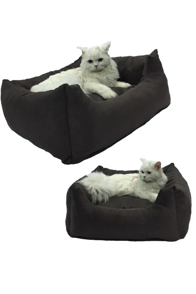 Cocoa Büyük Pet Kedi & Köpek Yatağı Ayrı Kullanılabilir Minderli 60x60x60x60 - 6