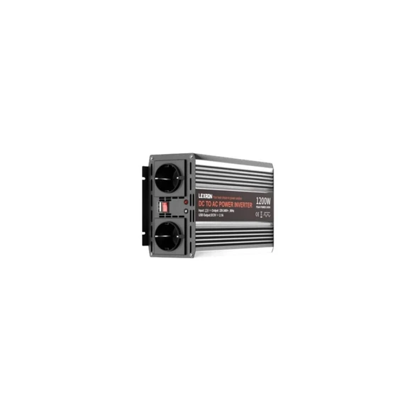 1200 Watt modifiye sinüs inverter 12V Lexron - 2