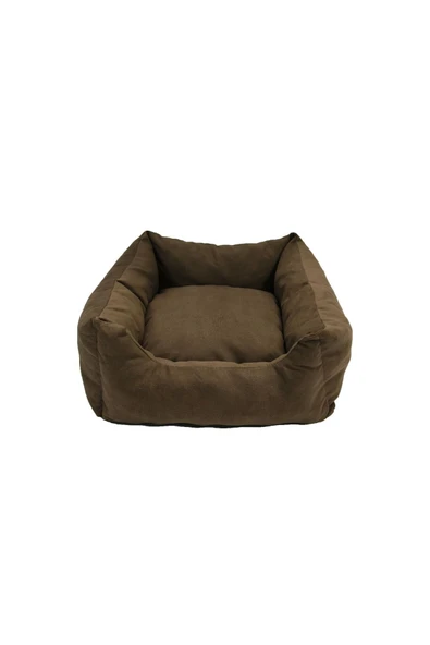 Chocolate Büyük Pet Kedi & Köpek Yatağı Ayrı Kullanılabilir Minderli
