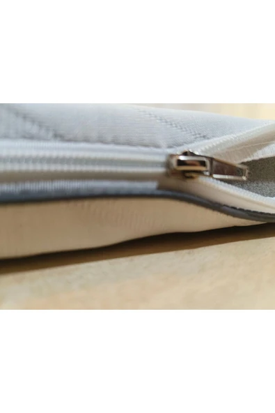 Space Yıkanabilir Kılıflı Yüksek Dns Gri Sünger Kanepe, Koltuk, Yatak Pedi & Şiltesi Topper 110x190 - 7