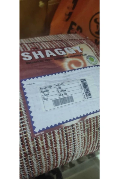 1 Sınıf Yumuşak Peluş Post Shaggy K.terra Koridor Yolluk Halısı 14 Mm Kalınlığında - 5