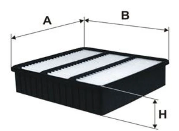 HAVA FILTRESI LANCER 2003 2007 OUTLANDER 2003 2010 ürün görseli 1